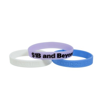 1/2" Rush Glow-in-the-Dark Silicone Wristband