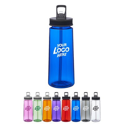 Sports Water Bottles with Straw - 22 oz