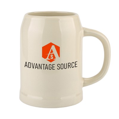 17 Oz. Vintage Ceramic Mug with Handle