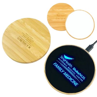 Wireless Charger with Glowing LOGO