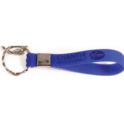 Silicon Wristband Key Ring (Debossed)