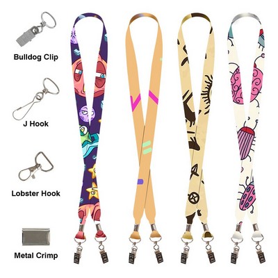 Custom Double Ended Full Color Lanyard