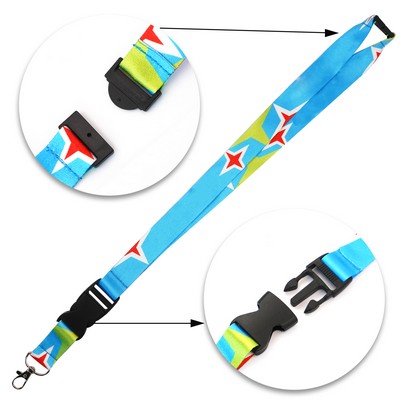 3/4" Dye-Sublimation Lanyards