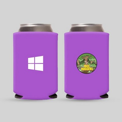 Foam Can Coolers Full Color Print with Full Color Background 12 Oz