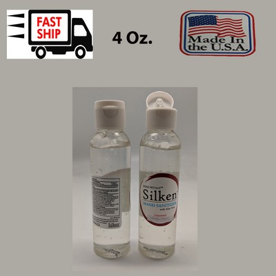 4 Oz Antibacterial Clear Hand Sanitizer MADE IN U.S.A